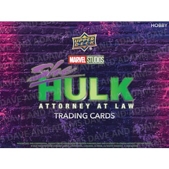 Marvel Studios She-Hulk Trading Cards Hobby Box (Upper Deck 2024) (Presell)