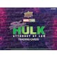 Marvel Studios She-Hulk Trading Cards Hobby Box (Upper Deck 2024) (Presell)
