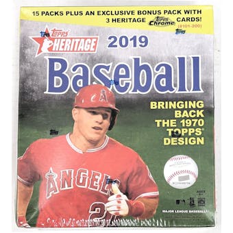 2019 Topps Heritage Baseball Mega Box (Reed Buy)