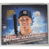 2017 Topps Chrome Baseball Hobby Box (Reed Buy)