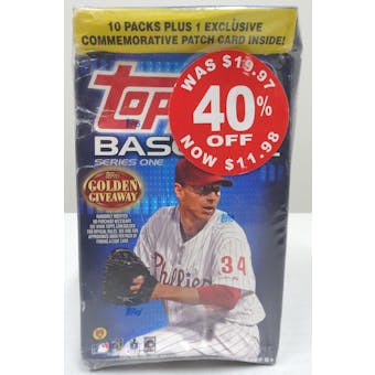 2012 Topps Series 1 Baseball Blaster Box (Damaged) (Reed Buy)