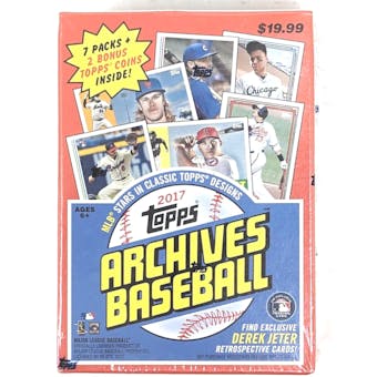 2017 Topps Archives Baseball 7-Pack Blaster Box (Reed Buy)
