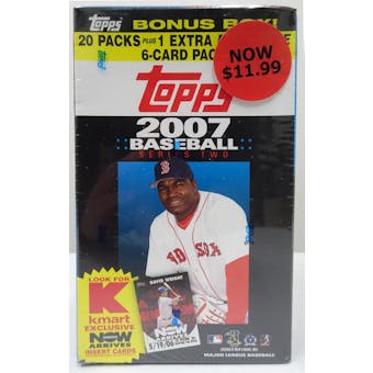 2007 Topps Series 2 Baseball Kmart 20-Pack Blaster Box (Reed Buy)
