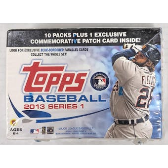 2013 Topps Series 1 Baseball 10-Pack Blaster Box (Reed Buy)