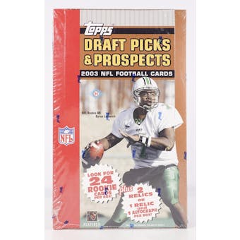 2003 Topps Draft Picks And Prospects Football Hobby Box