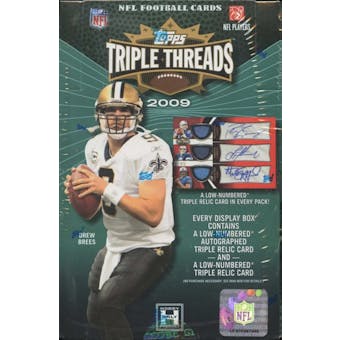 2009 Topps Triple Threads Football Hobby Box