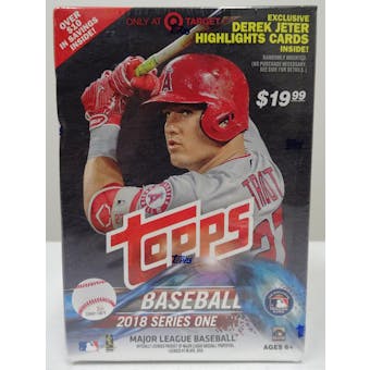 2018 Topps Series 1 Baseball 10-Pack Blaster Box (Target Exclusive) (Reed Buy)