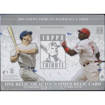 2009 Topps Tribute Baseball Hobby Box