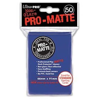 Ultra Pro Pro-Matte Blue Deck Protectors (50 count pack)