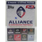 2019 Topps Alliance of American Football 10-pack Blaster Box (Reed Buy)