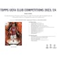 2023/24 Topps UEFA Club Competitions Soccer 7-Pack Blaster Box