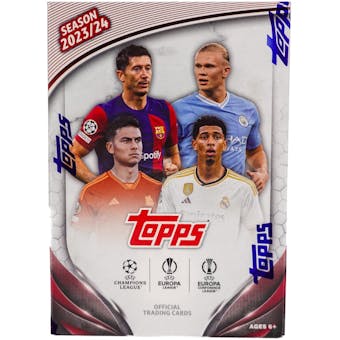 2023/24 Topps UEFA Club Competitions Soccer 7-Pack Blaster Box
