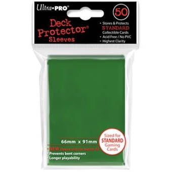 Ultra Pro Green Deck Protectors 50 Count Pack