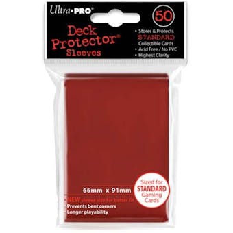 Ultra Pro Red Deck Protectors 50 Count Pack