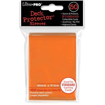Ultra Pro Orange Deck Protectors 50 Count Pack
