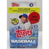 2015 Topps Series 1 Baseball Hanger Box (Ruth Variation) (Reed Buy)