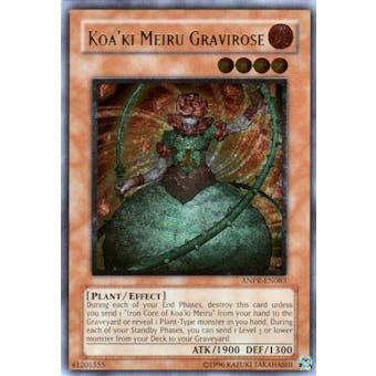 Yu-Gi-Oh Ancient Prophecy Single Koa'ki Meiru Gravirose Ultimate Rare