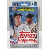 2019 Topps Series 1 Baseball Hanger Box (Acuna Variation) (Reed Buy)