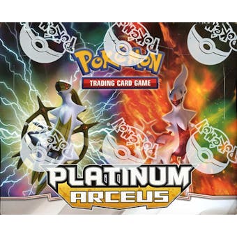Pokemon Platinum Arceus Theme Deck Box