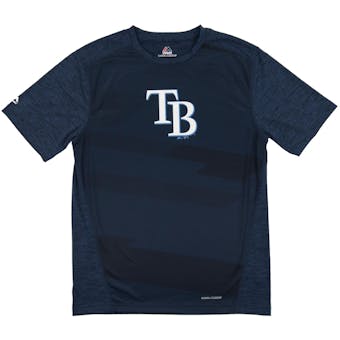 Tampa Bay Rays Majestic Navy Its Our Goal Performance Tee Shirt (Adult Medium)