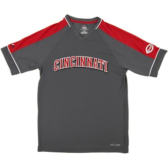 Cincinnati Reds Majestic Dominant Campaign Red Performance Tee Shirt (Adult Medium)