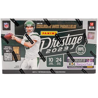 2023 Panini Prestige Football Retail Box