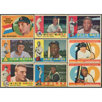 1960 Topps Baseball Complete Set (EX-MT)
