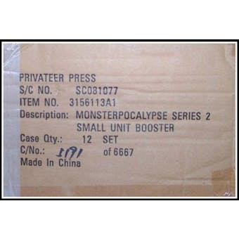 Monsterpocalypse Series 2 I Chomp NY Unit Booster 12-Pack Case (Privateer Press)
