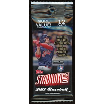 2017 Topps Stadium Club Baseball Jumbo Value Pack (Reed Buy)