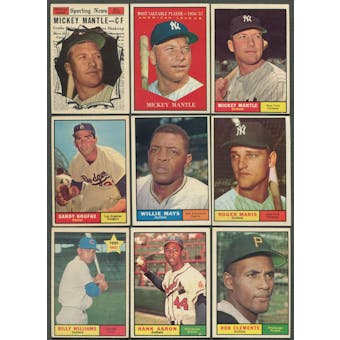 1961 Topps Baseball Complete Set (EX-MT)