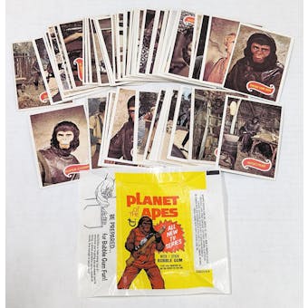 1967 Topps Planet Of The Apes Complete Set (66) w/ Wrapper (EX-MT)(A) (Reed Buy)