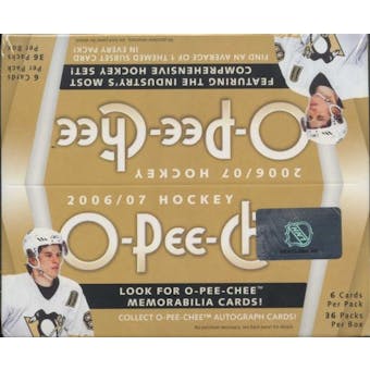 2006/07 Upper Deck O-Pee-Chee Hockey 36-Pack Box