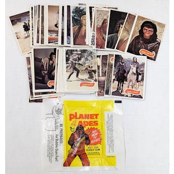 1967 Topps Planet Of The Apes Complete Set (66) w/ Wrapper (EX-MT) (B) (Reed Buy)