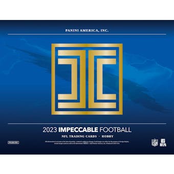 2023 Panini Impeccable Football Hobby 3-Box Case - 8-Spot Random Division Break #4