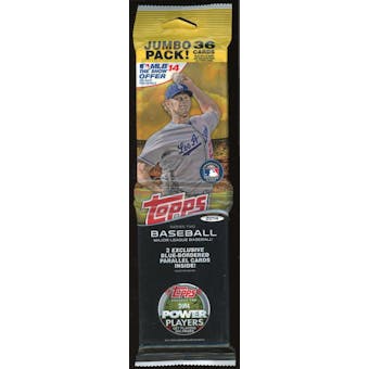 2014 Topps Series 2 Baseball Jumbo Rack Pack (Blue Parallels) (Reed Buy)