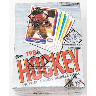 1986/87 Topps Hockey Wax Box (BBCE) (Reed Buy)