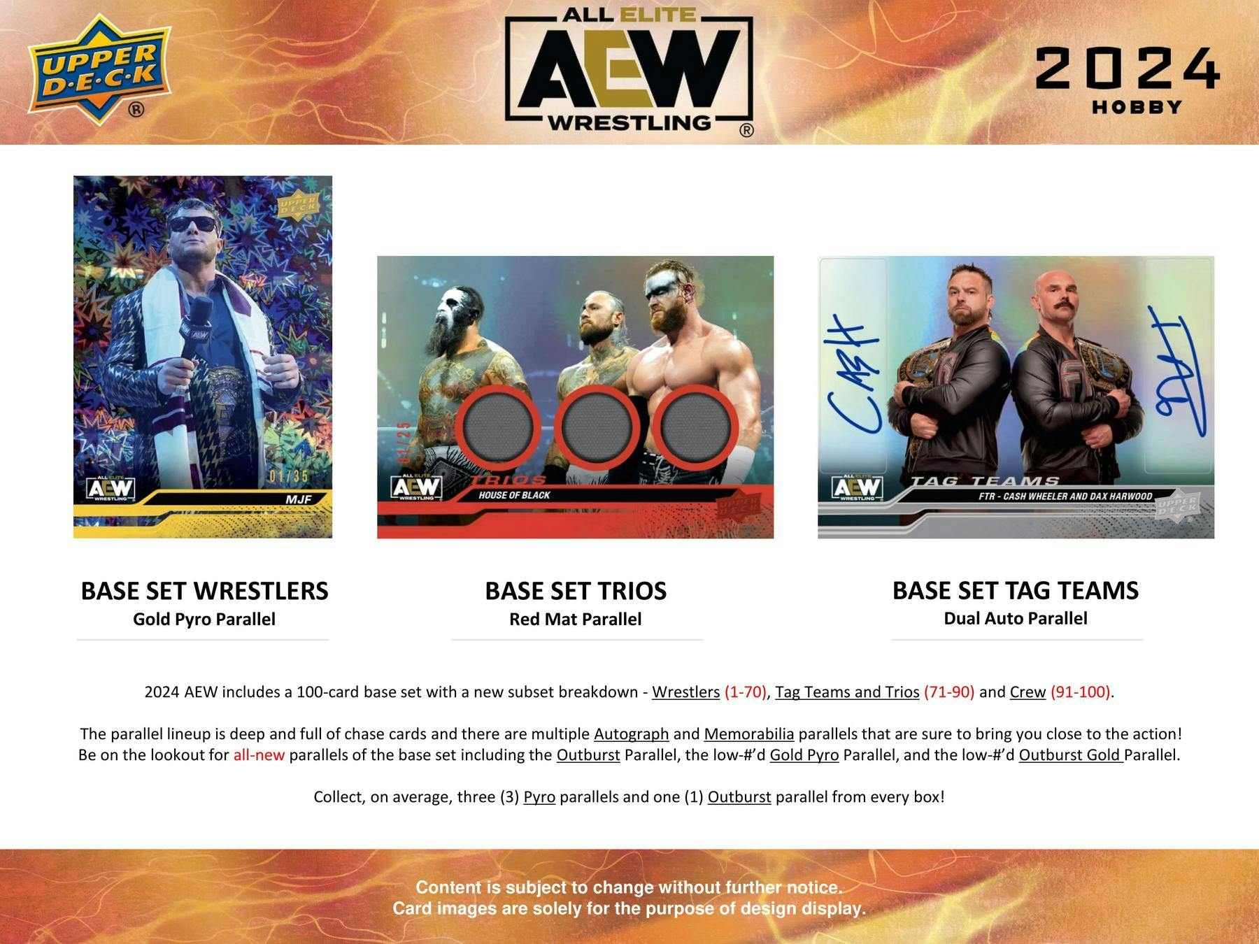 2024 Upper Deck AEW Wrestling Hobby Box (Presell) DA Card World