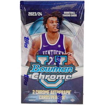 2023/24 Bowman University Chrome Basketball Hobby 12-Box Case - 12 Spot Random Box Break #3