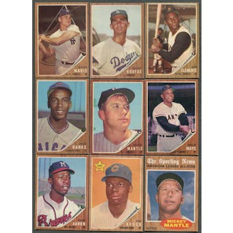1962 Topps Baseball Complete Set (EX-MT) Set 2
