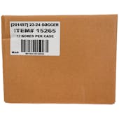 2023/24 Panini Prizm Premier League EPL Soccer Hobby 12-Box Case