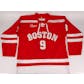 Jack Eichel Autographed Boston University Hockey Jersey Hobey Baker And 2015 #2 Pick Inscription (DACW)