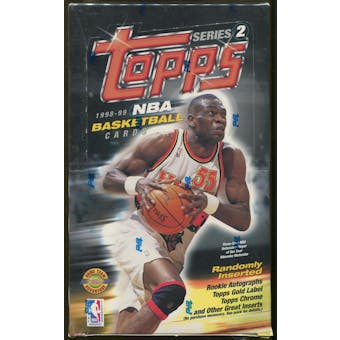 1998/99 Topps Series 2 Basketball Jumbo Box