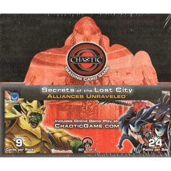Chaotic Secrets of the Lost City Alliances Unraveled Booster Box