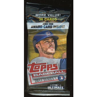 2017 Topps Series 1 Baseball Jumbo Value Pack (Reed Buy)