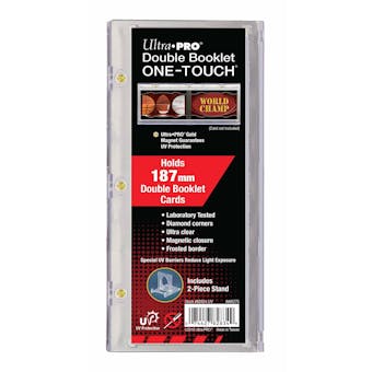 Ultra Pro 187pt. One Touch Double Booklet Magnetic Card Holder