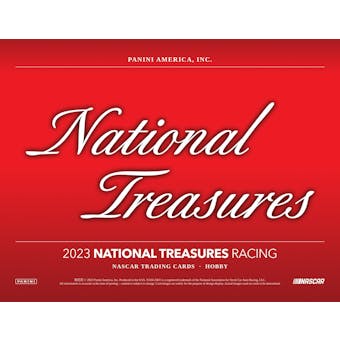 2023 Panini National Treasures Racing Hobby 4-Box Case (Presell)