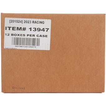 2023 Panini Prizm Racing Hobby 12-Box Case
