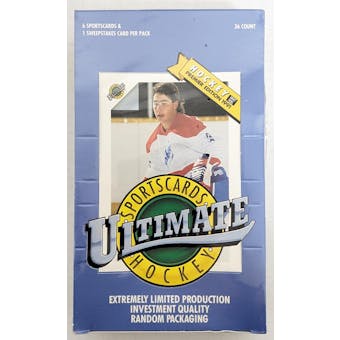 1991/92 Ultimate Hockey Hobby Box (Reed Buy)