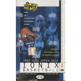 1999/00 Upper Deck Ionix Basketball Retail 24 Pack Box