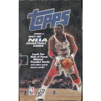 1997/98 Topps Series 2 Basketball Retail 36 Pack Box